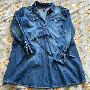 ⭐️ Bit and Bridle Mini Denim Dress